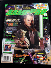 Vintage GamePro Video Game Magazine 129 June 1999 Star Wars w/mail insert