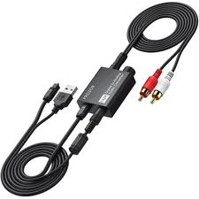 192khz Digital To Analog Audio Converter With Volume Control Digital Spdif Optic