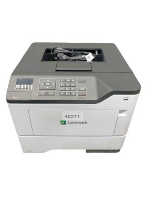 Lexmark MS621dn Laserdrucker Duplex Netzwerk USB 21907 Seiten gedruckt 46271