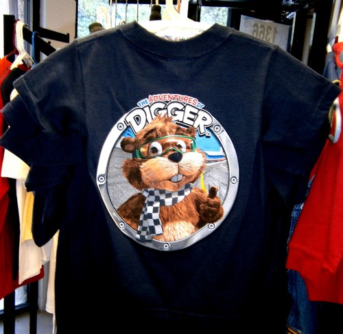 VINTAGE CHASE NASCAR FOX ADVENTURES OF DIGGER & FRIENDS YOUTH TEE SHIRT SMALL - Picture 2 of 2