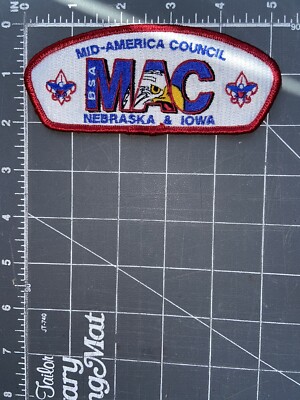 Boy Scouts BSA Mid-America Council MAC Patch Iowa Nebraska CSP Schulterstreifen