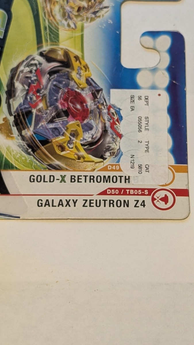 Beyblade Burst Turbo Slingshock Gold-X Betromoth B4 Vs