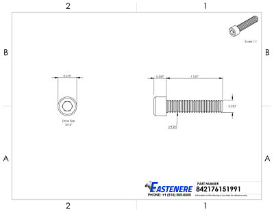 1/4 20 X 1 1/4 Zoll Flachkopfschrauben, Senkkopfschrauben