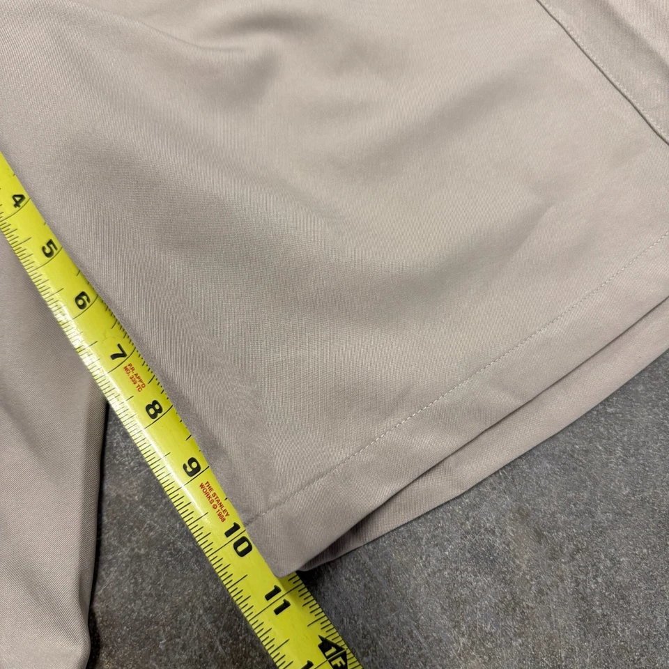 Pantalones Cortos Chinos Tek Gear Para Hombre Talla 34 Beige Tiro Medio Frente Plano Ajuste Regular Exterior Foto 4 de 4