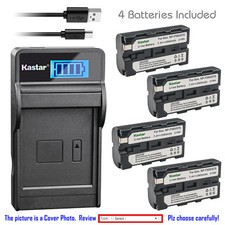Kastar Battery LCD Charger for NP-F570 Sony DCR-VX2100 DCR-VX2100E DCR-VX700