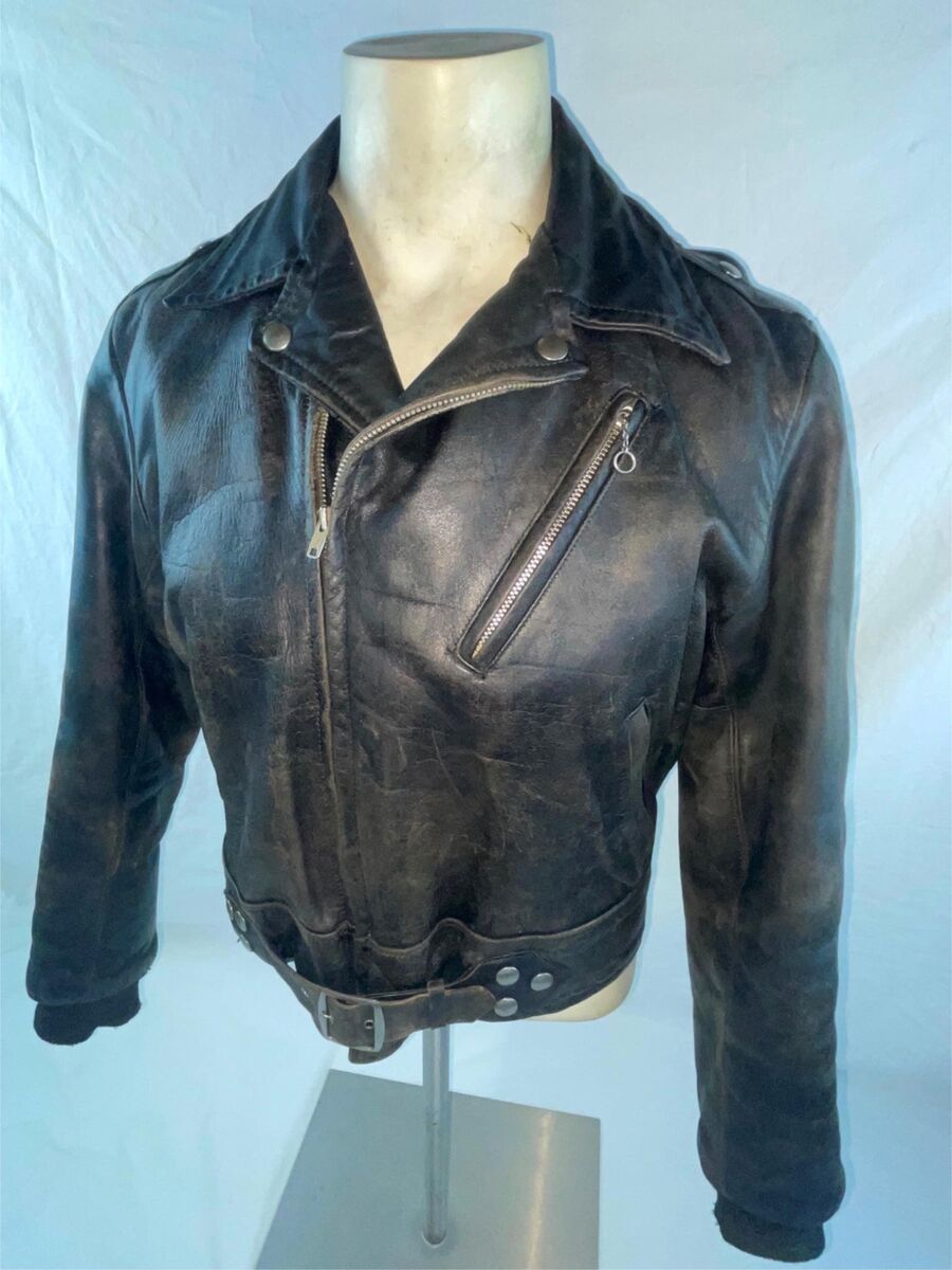 VTG 40s 50s BOYS MENS BOYVILLE SEARS HORSEHIDE LEATHER VTG 40s 50s BOYS MENS BOYVILLE SEARS HORSEHIDE LEATHER