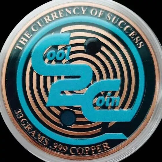 2024 Lunar Year of the Dragon 33 Gram Colorized Copper Round