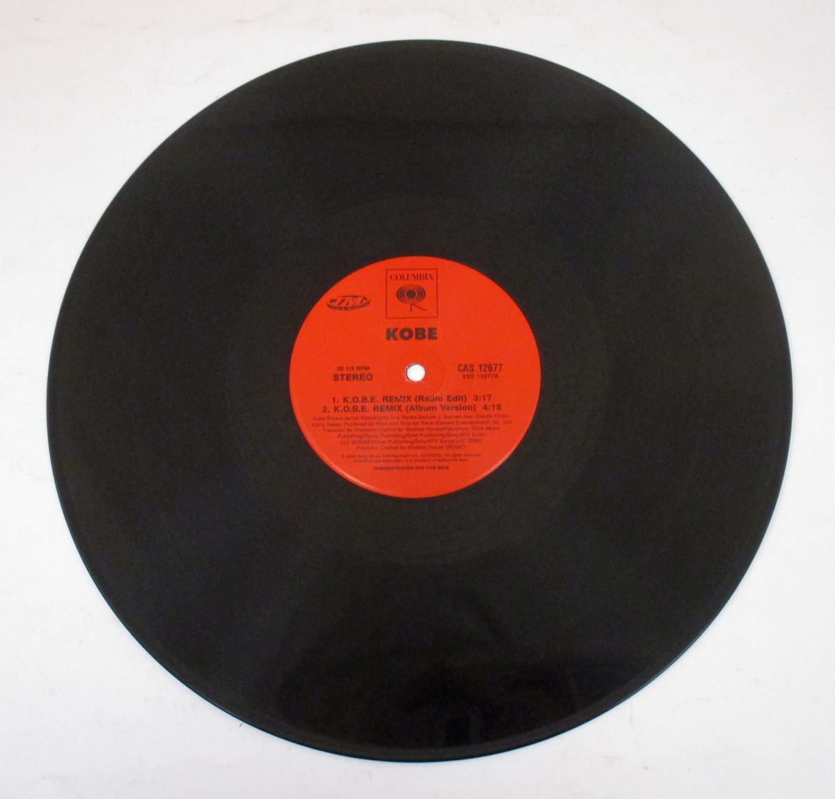 Kobe Bryant K.O.B.E. 2000 Vinyl 12