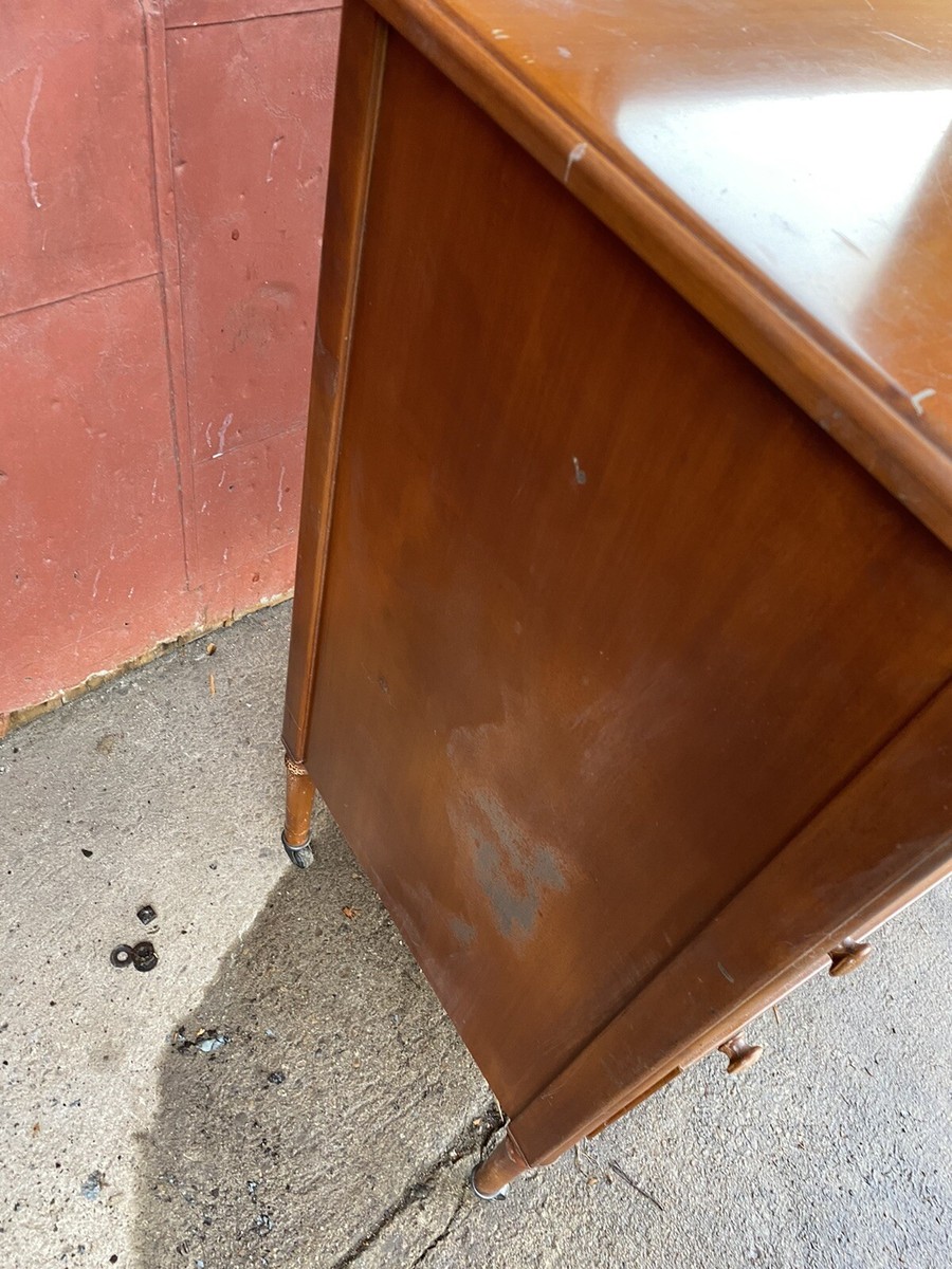 knee length dresses for ladies Vintage Metal Norman Bel Geddes for Simmons Desk with Four Drawers   Rebuilders Xchange