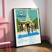 Fishbone Poster April 2025 Tour De France