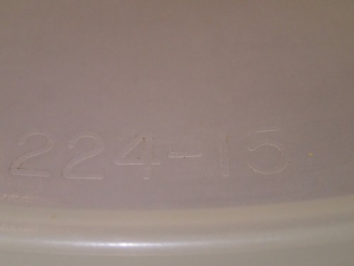 Vintage Tupperware #256-4 mit #224-15 Tupper Dichtung Deckel Carry All Behälter - Bild 9 von 12