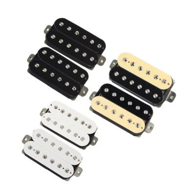 FLEOR ST HH Alnico 2 Pickup Humbucker Chitarra Collo/Ponte/N+B per ST Style