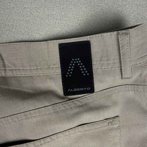 Alberto Ceramica Pants Mens 36x31* Gray Tan Stone Modern Fit Performance Golf - Bild 15 von 15