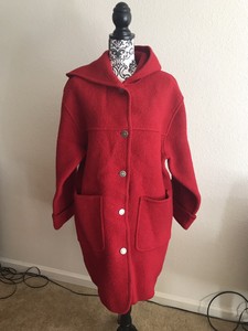 talbots red coat