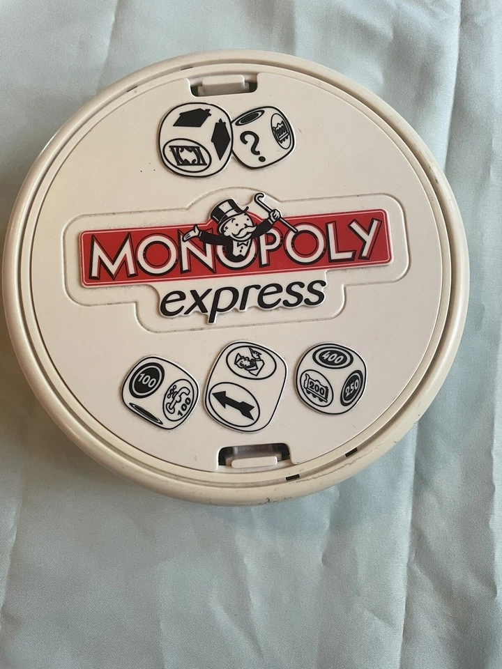 White Monopoly Express Game All The Fun Parker Brothers 2005 - UK edition Hasbro - Image 2 of 4