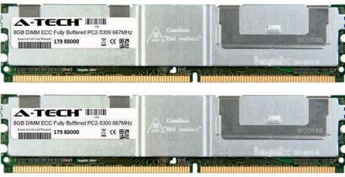 16GB 2 x 8GB ECC FULLY BUFFERED PC2-5300 DIMM DDR2 667 MHz FB Server Memory RAM - Picture 2 of 2
