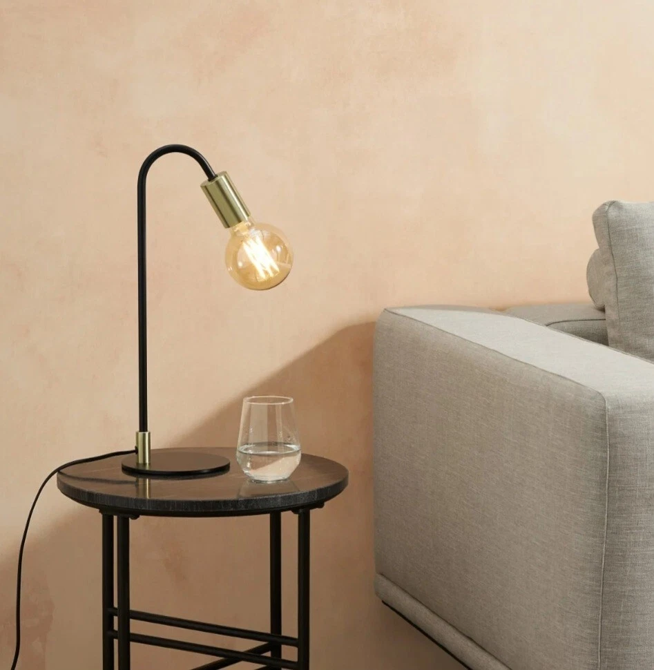 MADE Octavia Table Lamp Black Brass