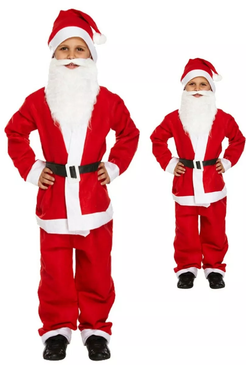 Child santa deals claus costume