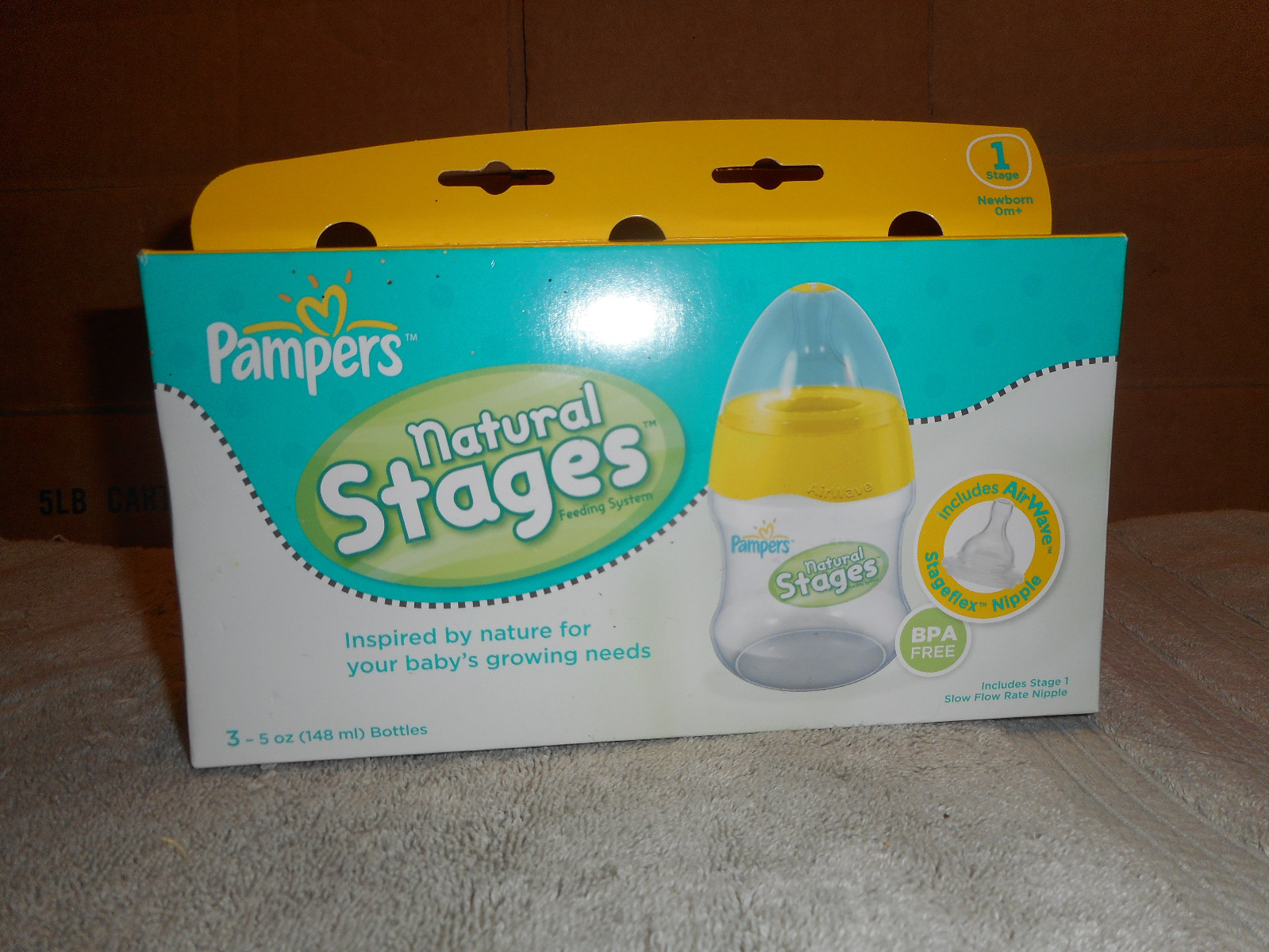 pampers bottles