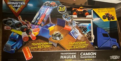 Monster Jam Transforming Hauler Playset 1:64 Scale El Toro Loco NIB