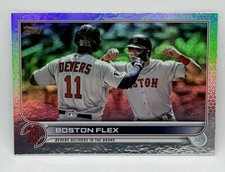 2022 Topps Update - Boston Flex #US11 Boston Red Sox Rainbow Foil Parallel