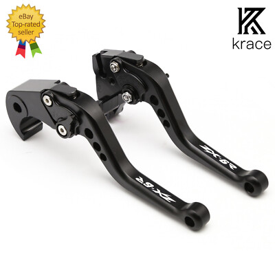 For Kawasaki ZX6R zx636 2007-2018 CNC Brake Clutch Levers Short Logo Adjustable