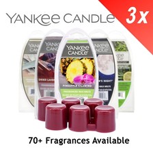 3x Yankee Candle Wax Melt Cubes - gemischte D&uuml;fte - 3x75g = 225g - 18 W&uuml;rfel