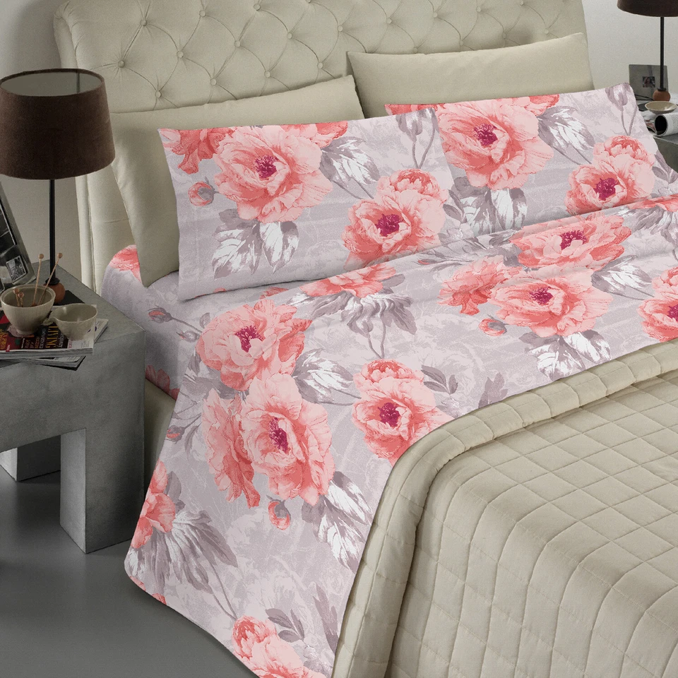 Set Completo Lenzuola No Stiro 100% Microfibra Manopesca, Made in Italy - Immagine 2 di 4