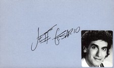 Jeff Cesario Signed Auto 3x5 Index Card Larry Sanders Show