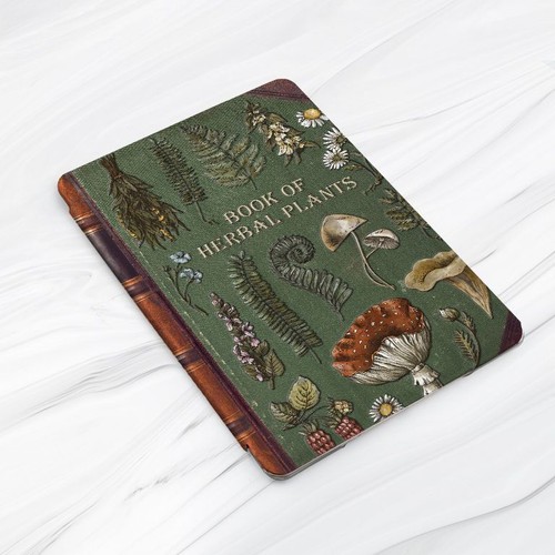 Book Of Herbal Plants Vintage Case For iPad 10.2 Air 3 4 5 Pro 9.7 11 12.9 Mini - Picture 6 of 6