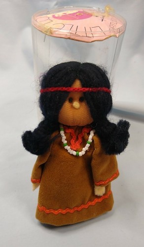 Hallmark 4 inch LITTLE LOVES Finger Puppet Doll TURTLE DOVE 1970S - Bild 5 von 5