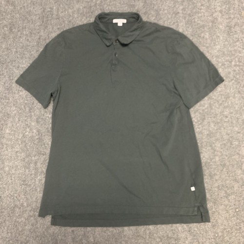 James Perse Standard Mens Polo Shirt Cotton Jersey Short Sleeve size 3