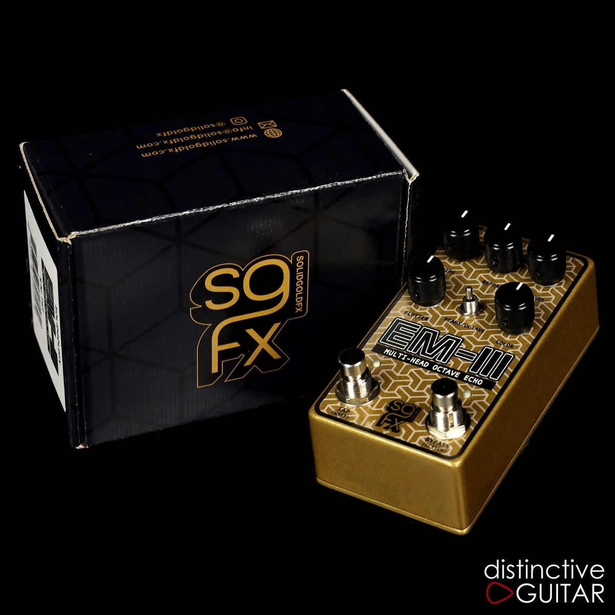 BRAND NEW SOLIDGOLDFX EM-III MULTI-HEAD OCTAVE ECHO GUITAR EFFECTS
