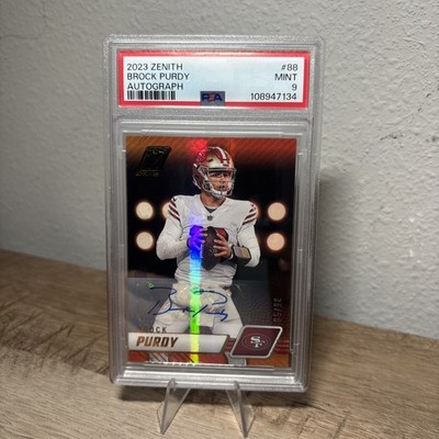 2023 Panini Zenith BROCK PURDY auto /50 PSA 9 Mint 49ers!!!