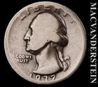 1937-D Washington Quarter- Silver- Scarce Better Date- No Reserve #L7114