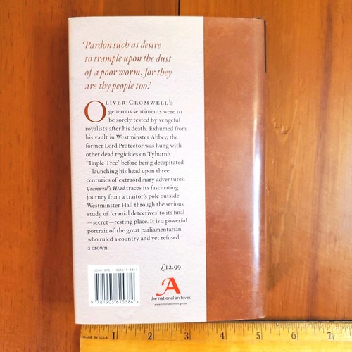 Oliver Cromwell's Head Fitzgibbons HC Jacket UK National Archives Import 1st NF+ - Picture 9 of 9