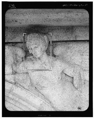 40. NORTHEAST ELEVATION, ANGEL ON RIGHT SPANDREL - National Memorial Arch, King