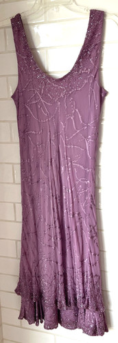 Cameron Blake Mother of the Bride Beautiful Beaded Dress and Jacket Size 12