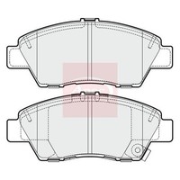 Honda Insight ZE 2009 BremsbeläGe Vorne (R90) Apec Akebono PAD1675