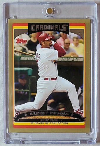 Albert Pujols [Gold] #200 2006 Topps card