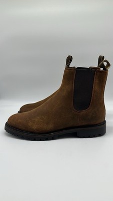 Taylor Stitch L.E. The Ranch Boot in Redwood Waxed Suede Men s Size 13 D NEW VTG
