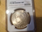 1923 Silver Peace Dollar NGC MS63  Nice Strike