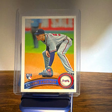 Topps 2011 Freddie Freeman Rookie #145 Atlanta Braves MLB Baseball Card. rookie card picture