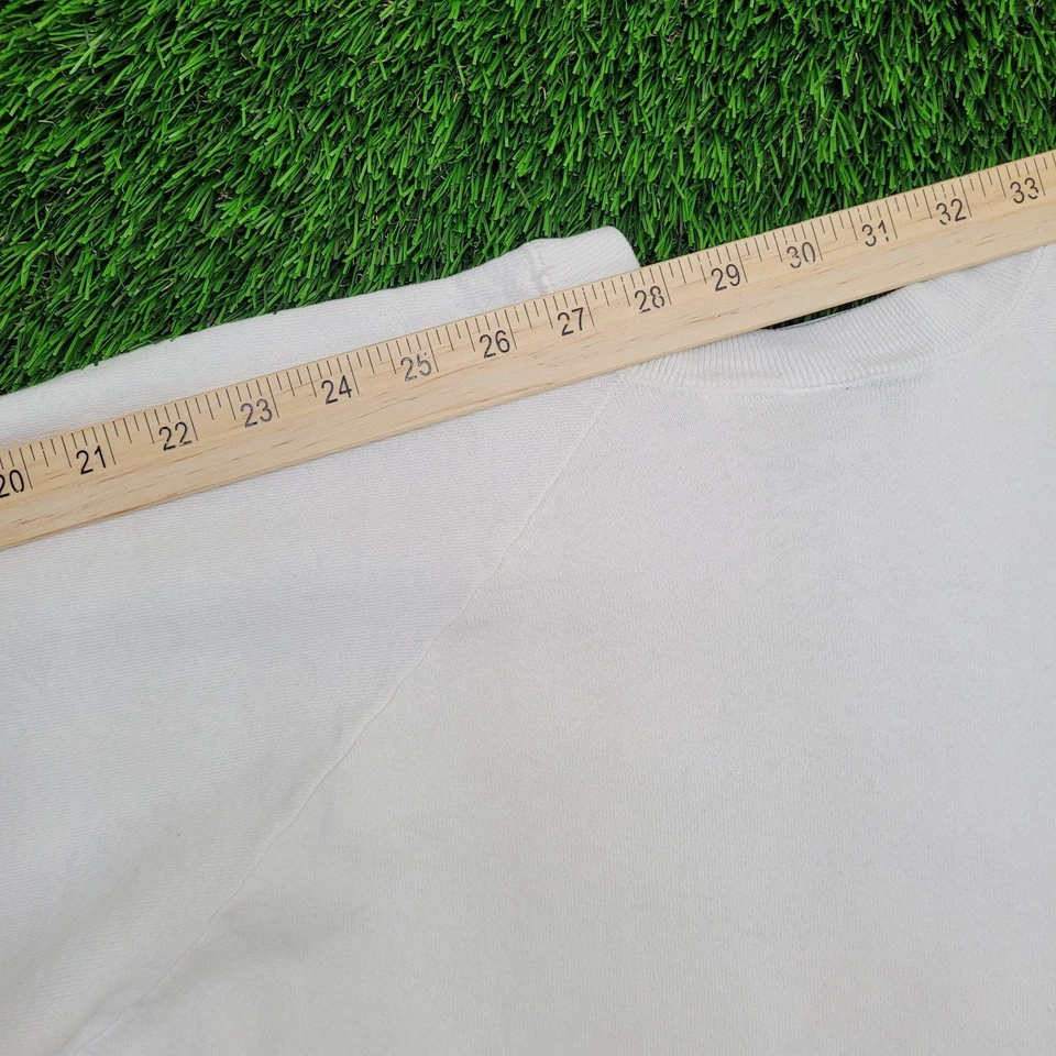 Vintage 90s Kalik Beer Sweatshirt Womens XL 22x22 Boxy White - Image 3 of 4