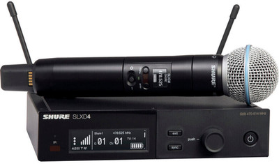 Shure SLXD24/B58-J52 Wireless System Beta58A Transmitter ( OPEN BOX )