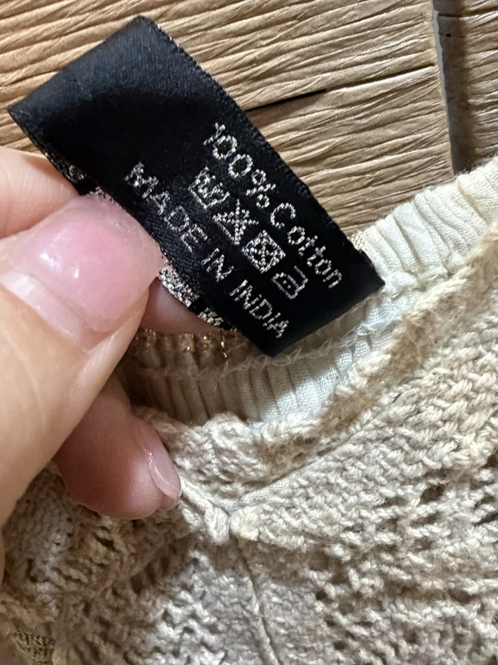 Anthropologie Me 2 Magic Womens Midi Dress MED Floral Boho Peasant crochet NWOT - Image 4 of 4