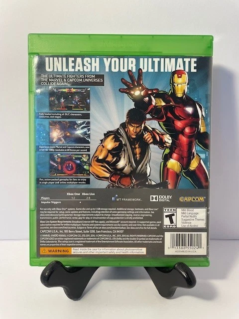 Ultimate Marvel vs Capcom 3 (Microsoft Xbox One) Complete w Comic Test Free Ship - Image 3 of 4