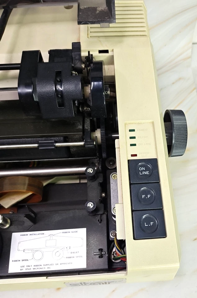 Vintage Star Micronics Gemini 10X Dot Matrix Printer Apple Atari C64 IBM AS-IS - Image 3 of 4