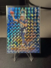 2024 Panini Mosaic - Rookies Drake Maye #303 Reactive Blue Mosaic Prizm (RC)