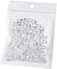 White Clear Dewdrop Water Droplets Embellishments for DIY Crafts Card Making Dec